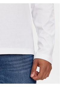 Calvin Klein Longsleeve Cut Through Logo Ls T-Shirt K10K112891 Biały Regular Fit. Kolor: biały. Materiał: bawełna. Długość rękawa: długi rękaw #4