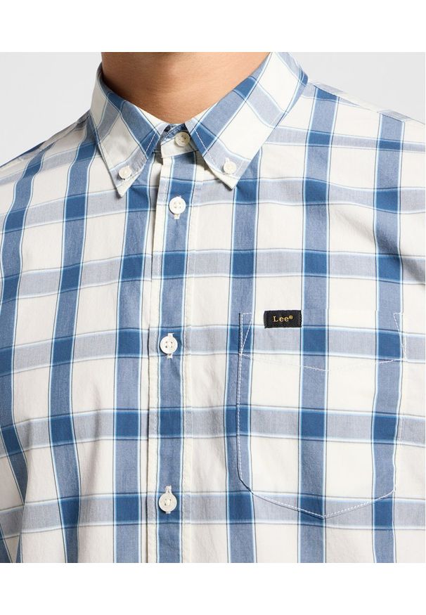 Lee - MESKA KOSZULA LEE LEE BUTTON DOWN ORION 112363896. Typ kołnierza: button down
