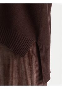 Kontatto Sweter 3M0842C Bordowy Relaxed Fit. Kolor: czerwony. Materiał: syntetyk #4