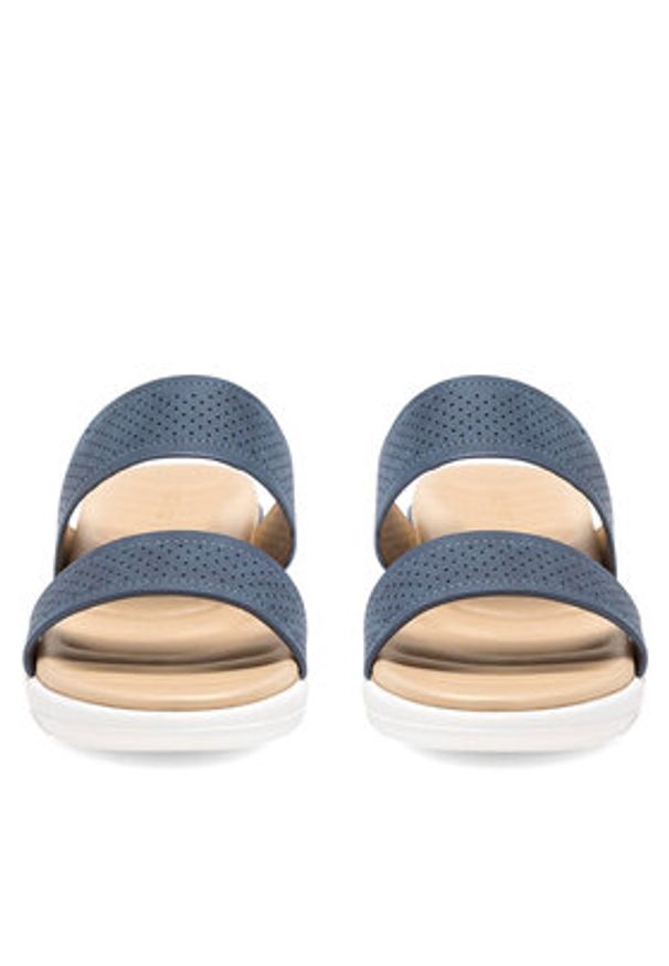 Clara Barson Klapki WYL05010-12 Granatowy. Kolor: niebieski. Materiał: syntetyk