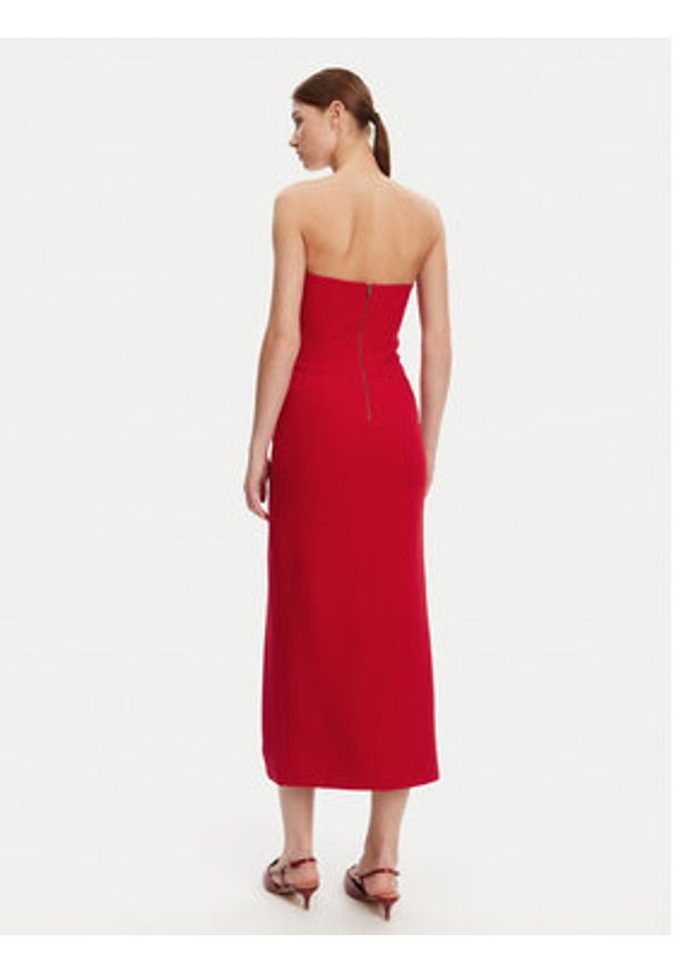 BARDOT - Bardot Sukienka koktajlowa 59728DB Czerwony Slim Fit. Kolor: czerwony. Materiał: syntetyk. Styl: wizytowy