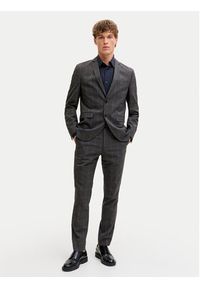 Jack & Jones Garnitur Franco 12183530 Szary Super Slim Fit. Kolor: szary. Materiał: syntetyk #6