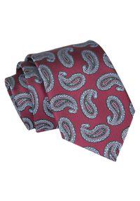Alties - Krawat - ALTIES - Czerwony w Paisley. Kolor: czerwony. Materiał: tkanina. Wzór: paisley. Styl: elegancki, wizytowy #1