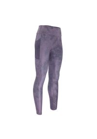 Legginsy sportowe dmaskie Silvini Veroli. Kolor: czerwony, wielokolorowy, fioletowy