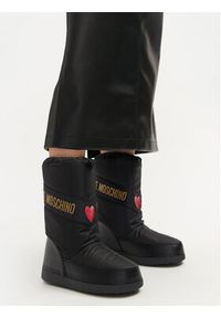 Love Moschino - LOVE MOSCHINO Śniegowce JA24032G1LISY000 Czarny. Kolor: czarny. Materiał: materiał