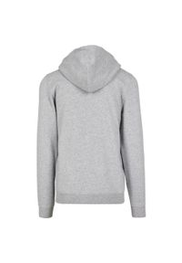 BUILD YOUR BRAND - Bluza Męska Premium Z Pełnym Zamkiem Błyskawicznym. Kolor: szary