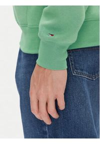 TOMMY HILFIGER - Tommy Hilfiger Bluza Logo MW0MW11599 Zielony Regular Fit. Kolor: zielony. Materiał: syntetyk
