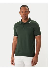 Karl Lagerfeld - KARL LAGERFELD Polo 745080 562200 Zielony Regular Fit. Typ kołnierza: polo. Kolor: zielony. Materiał: bawełna #1