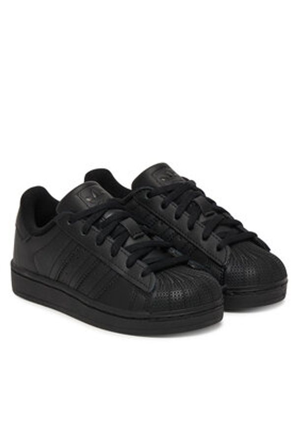 Adidas - adidas Sneakersy Superstar II C JH9983 Czarny. Kolor: czarny. Materiał: skóra. Model: Adidas Superstar