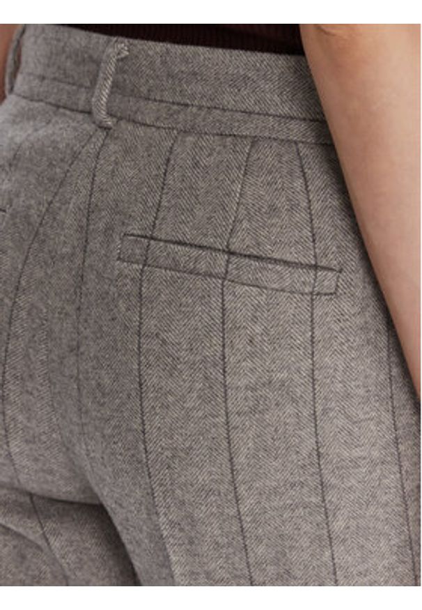MAX&Co. Spodnie materiałowe Svenzia 2526136094200 Szary Slim Fit. Kolor: szary. Materiał: syntetyk