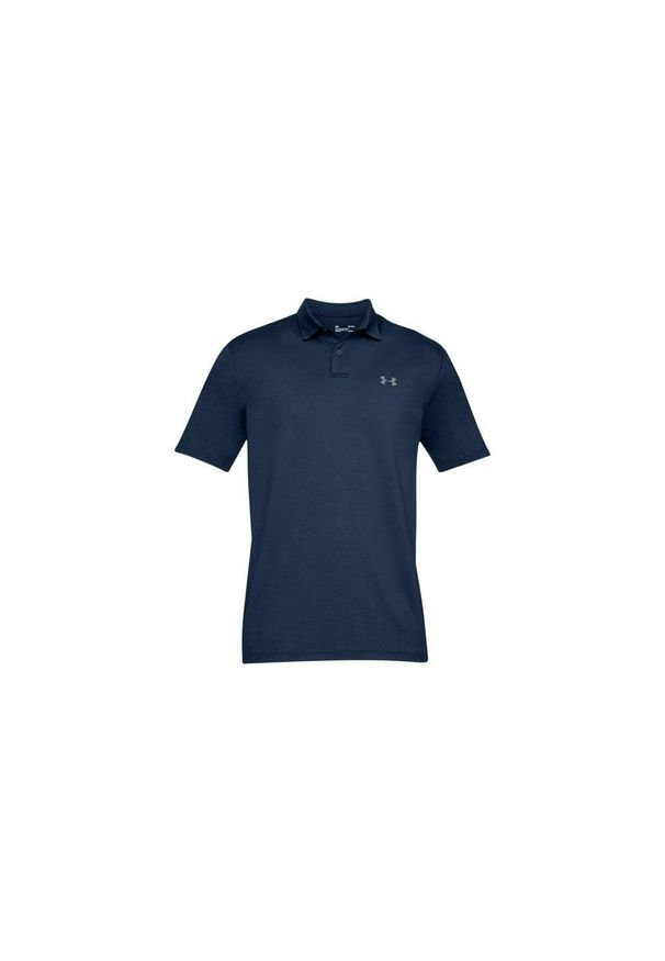 Koszulka treningowa męska Under Armour Performance Polo 2.0. Typ kołnierza: polo. Kolor: niebieski. Materiał: elastan, poliester. Styl: sportowy