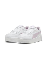 Puma - Dziecięce sneakersy Carina Street PUMA White Grape Mist Purple. Kolor: biały, wielokolorowy, fioletowy. Sezon: lato