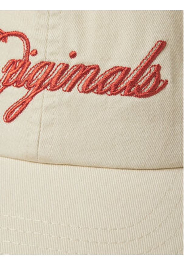 Jack & Jones Czapka z daszkiem Acapulco 12276555 Beżowy. Kolor: beżowy. Materiał: bawełna