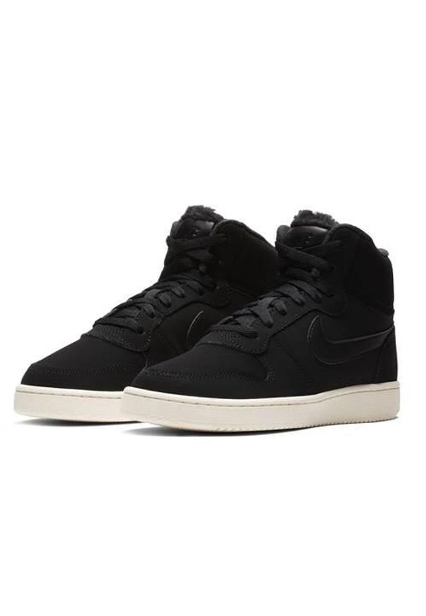 Buty do chodzenia damskie Nike Wmns Ebernon Mid Se. Zapięcie: sznurówki. Kolor: czarny. Materiał: materiał. Szerokość cholewki: normalna. Sport: turystyka piesza