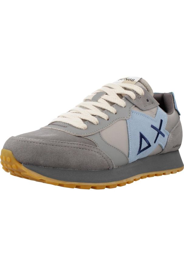 Buty SUN68 UNCLE JAKI Szary. Kolor: szary. Materiał: tkanina, skóra. Sport: turystyka piesza