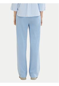 Tom Tailor Spodnie materiałowe 1040686 Błękitny Wide Leg. Kolor: niebieski. Materiał: syntetyk