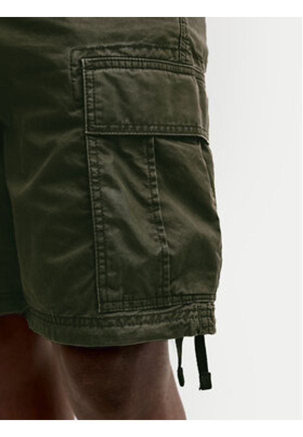 Jack & Jones Szorty materiałowe Cole Frank 12291369 Zielony Regular Fit. Kolor: zielony. Materiał: bawełna