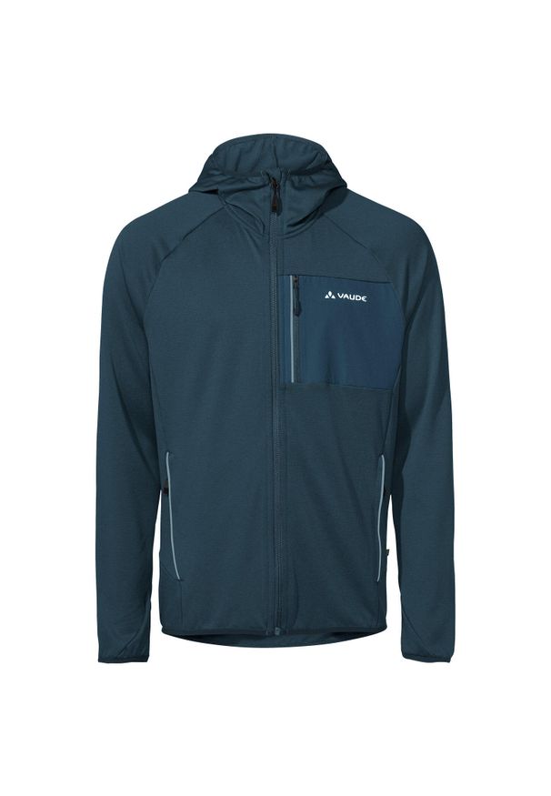 Vaude - Polar męski VAUDE Tekoa II. Typ kołnierza: kaptur. Kolor: niebieski. Materiał: polar. Sport: wspinaczka, turystyka piesza
