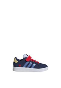 Adidas - Buty adidas Disney Jasmine Grand Court 00s Kids. Zapięcie: pasek. Kolor: czerwony, wielokolorowy, niebieski. Wzór: motyw z bajki