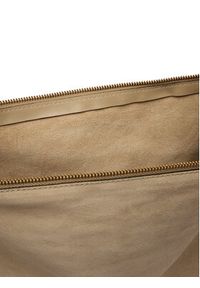 TOMMY HILFIGER - Tommy Hilfiger Torebka Th Statement Leather Bag Suede AW0AW18402 Beżowy. Kolor: beżowy. Materiał: skórzane #3