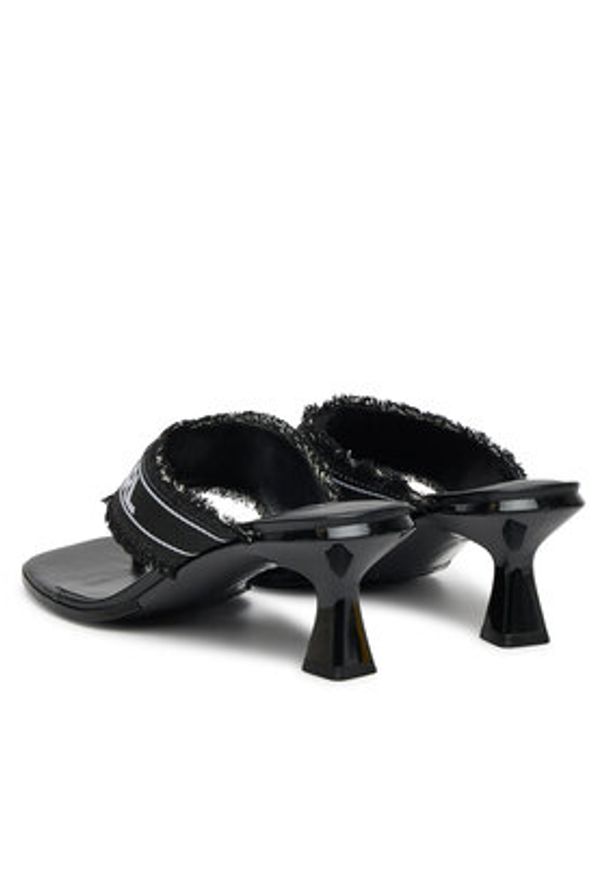 Karl Lagerfeld - KARL LAGERFELD Japonki Panache II KL30104 Czarny. Kolor: czarny. Materiał: materiał