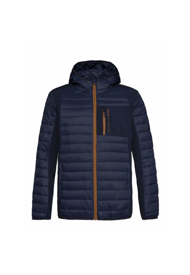 Kurtka puchowa Protest Letton. Kolor: niebieski. Materiał: puch. Sezon: zima. Sport: narciarstwo