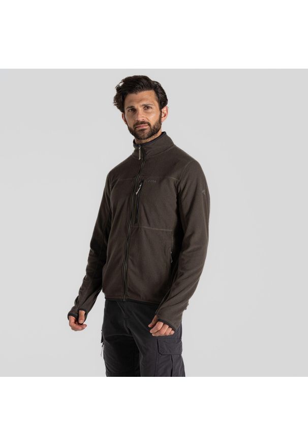 CRAGHOPPERS - Bluza rozpinana męska Craghoppers NosiLife Spry Jacket. Kolor: zielony