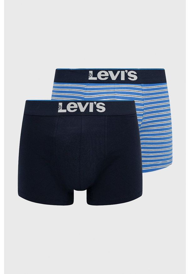 Levi's® - Levi's bokserki (2-pack) męskie. Kolor: niebieski