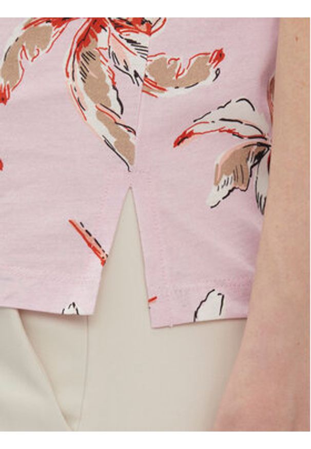 Marella T-Shirt Corone 2413971021200 Różowy Regular Fit. Kolor: różowy. Materiał: bawełna