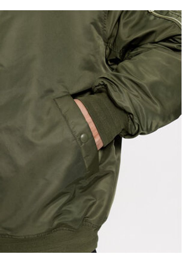 Tommy Jeans Kurtka bomber Authentic DM0DM17660 Zielony Relaxed Fit. Kolor: zielony. Materiał: syntetyk