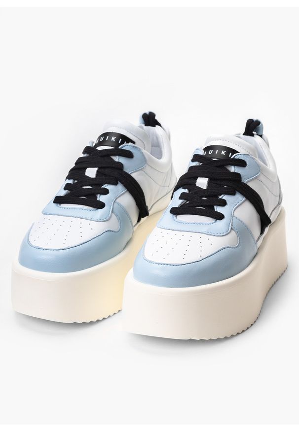 Inuikii - Sneakersy damskie INUIKII COLETTE LOW. Okazja: na co dzień, do pracy, na spacer. Kolor: biały. Sport: turystyka piesza