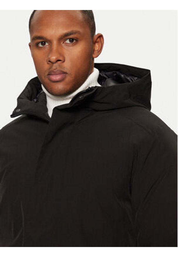 Jack & Jones - Jack&Jones Parka Keen 12258403 Czarny Regular Fit. Kolor: czarny. Materiał: syntetyk