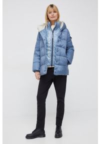 Aeronautica Militare kurtka damska zimowa. Okazja: na co dzień. Kolor: niebieski. Materiał: syntetyk, materiał. Sezon: zima. Styl: casual #3