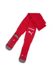 Puma - Męskie skarpety piłkarskie w paski reprezentacji Szwajcarii 2026 PUMA. Kolor: czerwony, wielokolorowy, biały. Wzór: paski. Sport: piłka nożna #1