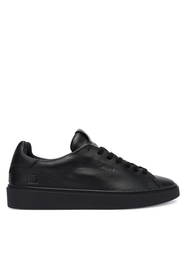 D.A.T.E. Sneakersy Levante Mono M431-LV-MN Czarny. Kolor: czarny. Materiał: skóra