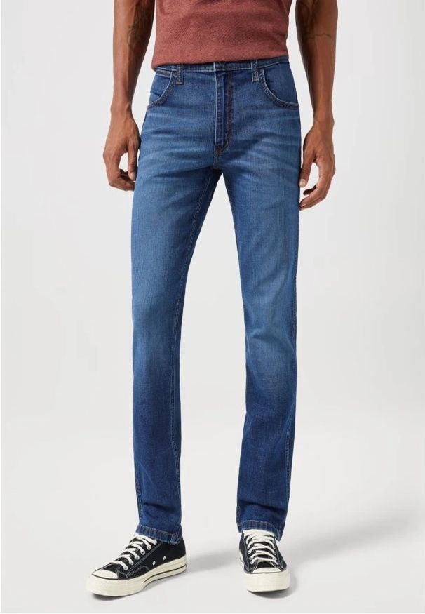 Wrangler - WRANGLER MĘSKIE SPODNIE JEANSOWE REGULAR FIT BALANCING ACT 112351224