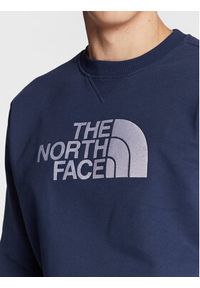 The North Face Bluza Drew Peak NF0A4SVR Granatowy Regular Fit. Kolor: niebieski. Materiał: bawełna