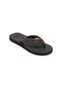 Quiksilver - Sandały dla Mężczyzn CARVER SQUISH. Kolor: brązowy. Materiał: guma, syntetyk. Sezon: lato