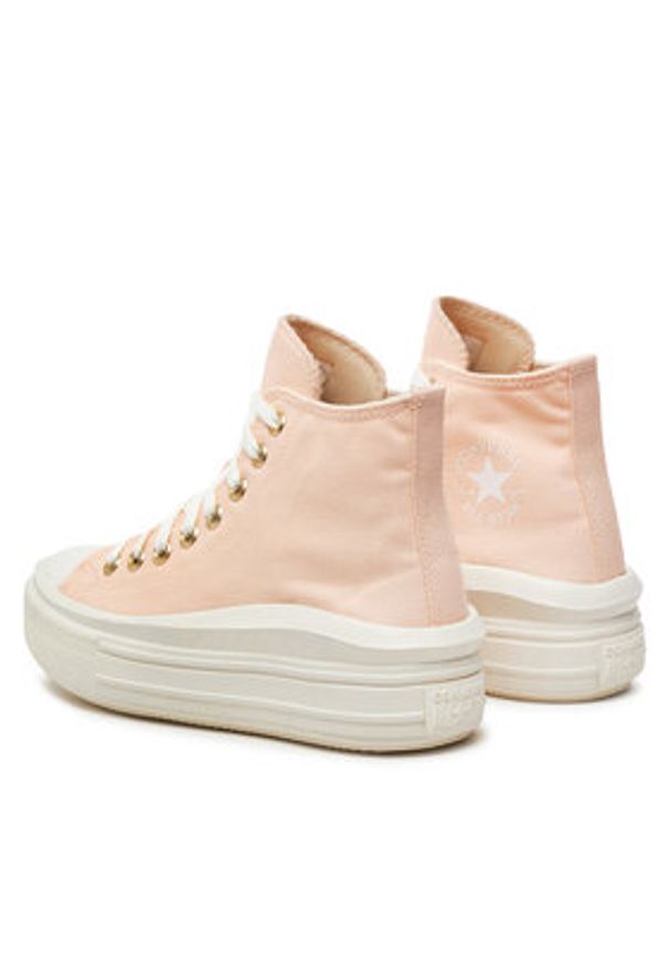 Converse Trampki Chuck Taylor All Star Move A09910C Różowy. Kolor: różowy. Materiał: materiał
