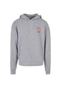 Sweat z kapturem Urban Classics Big Peace. Typ kołnierza: kaptur. Kolor: szary #1