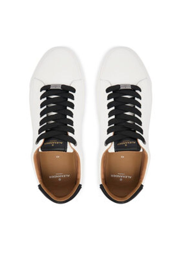 Alexander Smith Sneakersy London ALBCLDM-9010-WBK Biały. Kolor: biały. Materiał: skóra