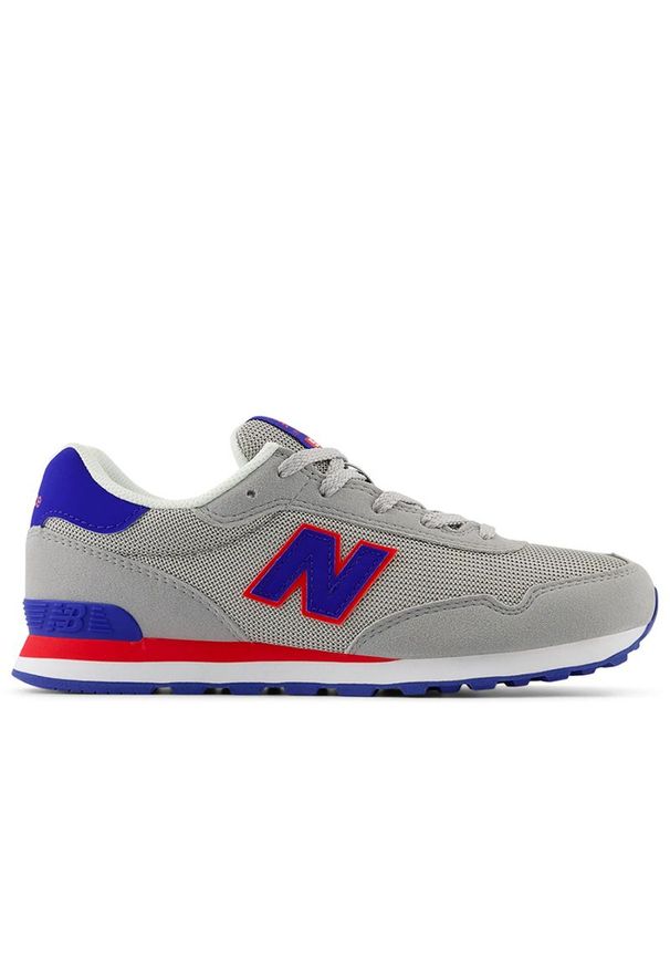 Buty New Balance GC515KG - szare. Okazja: na co dzień. Kolor: szary. Materiał: guma, materiał, syntetyk. Szerokość cholewki: normalna. Sport: turystyka piesza