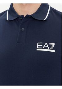 EA7 Emporio Armani Polo 3DPF19 PJ04Z 1554 Granatowy Regular Fit. Typ kołnierza: polo. Kolor: niebieski. Materiał: bawełna #2