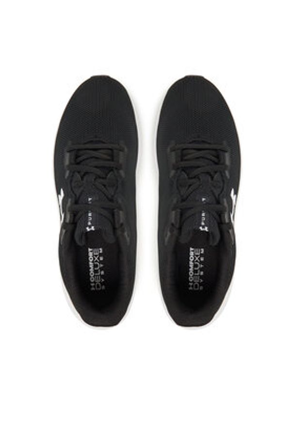 Under Armour Buty do biegania Ua Charged Pursuit 4 3028254 Czarny. Kolor: czarny. Materiał: materiał