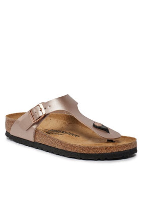 Birkenstock Japonki Gizeh 1023925 Różowy. Kolor: różowy. Materiał: skóra