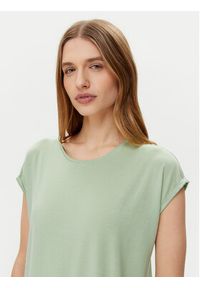 Vero Moda T-Shirt Ava 10284468 Zielony Regular Fit. Kolor: zielony. Materiał: lyocell
