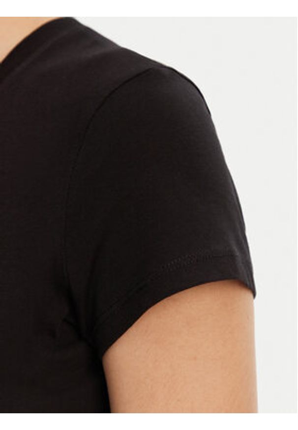 Armani Exchange T-Shirt XW000529 AF10356 UC001 Czarny Slim Fit. Kolor: czarny. Materiał: bawełna
