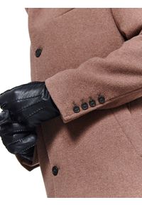 TOP SECRET - Płaszcz elegancki z kołnierzem. Materiał: tkanina, wełna. Sezon: zima, jesień. Styl: elegancki #9