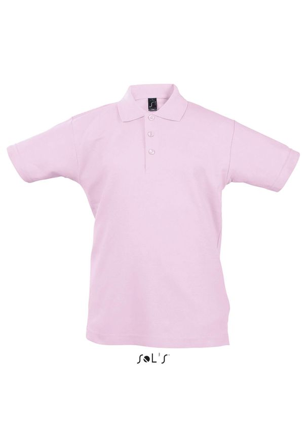 SOL'S - Koszulka polo dla dzieci Sol's Summer Ii. Typ kołnierza: polo. Kolor: różowy. Styl: elegancki