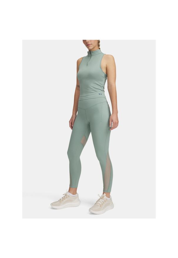 Koszulka treningowa damska Under Armour Vanish Elite Vent Tank. Kolor: zielony. Sport: fitness